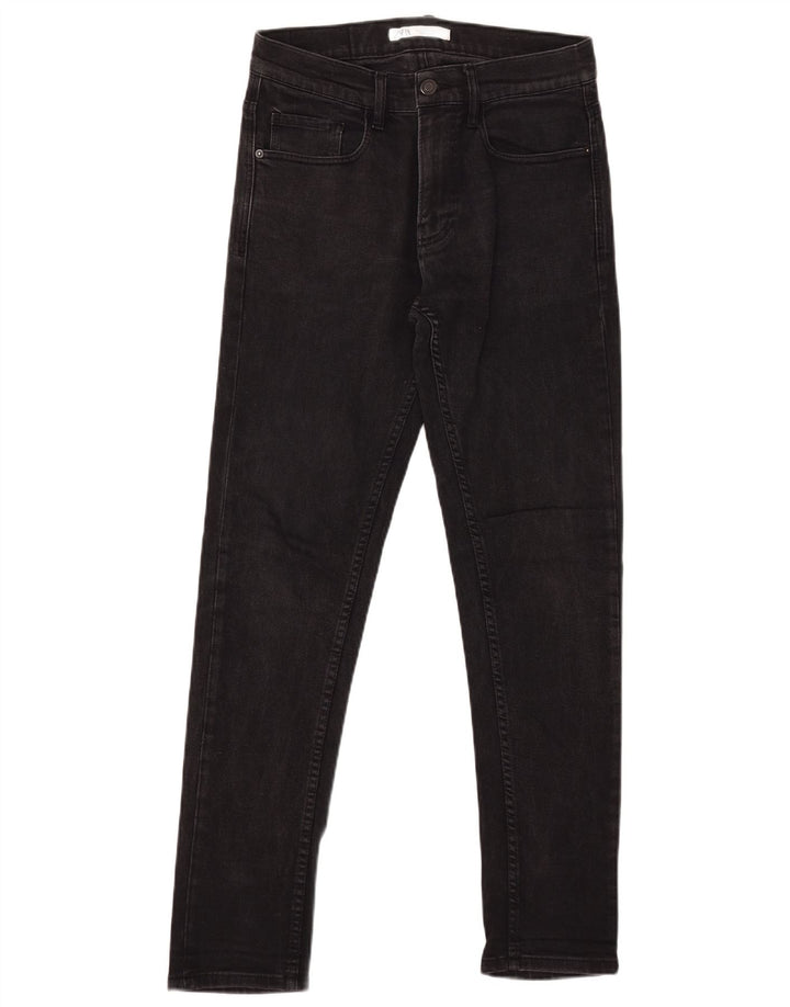Jeans slim da uomo ZARA EU 38 Small W30 L31 Nero