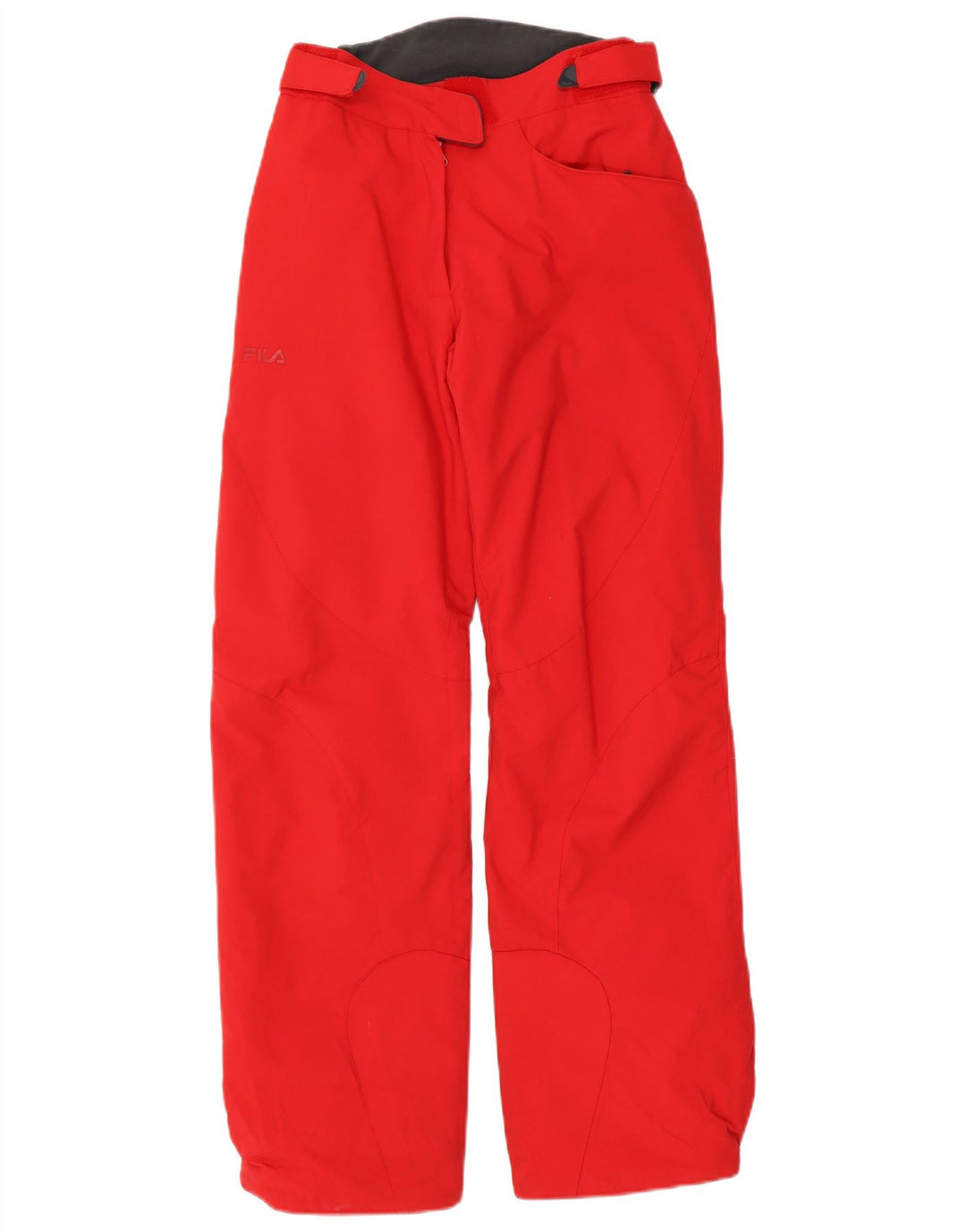 Pantaloni da sci Fila Donna UK 10 Small Rosso Poliammide