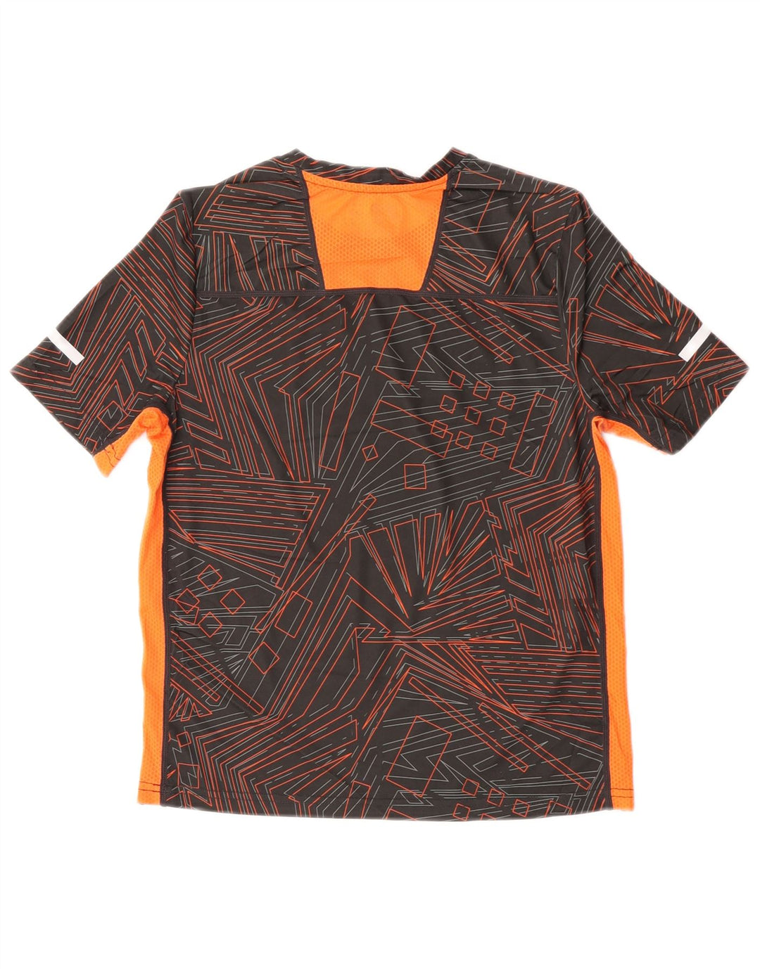 T-shirt da ragazzo Russell Athletic Top 10-11 anni grande nera geometrica
