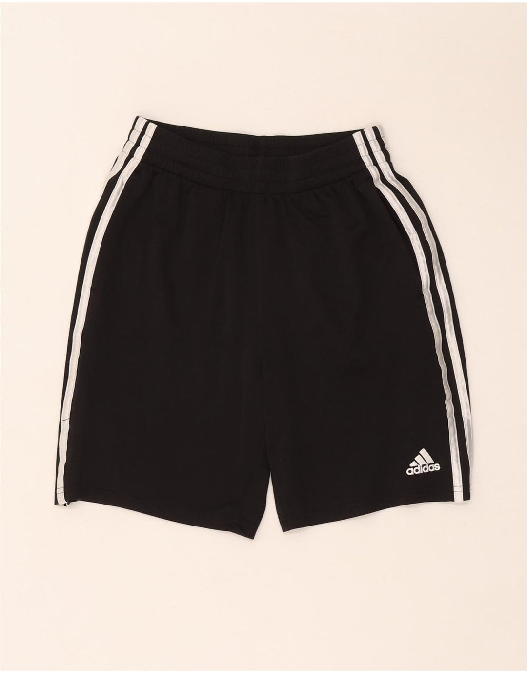 Pantaloncini sportivi Adidas da ragazzo 12-13 anni Large Nero in poliestere