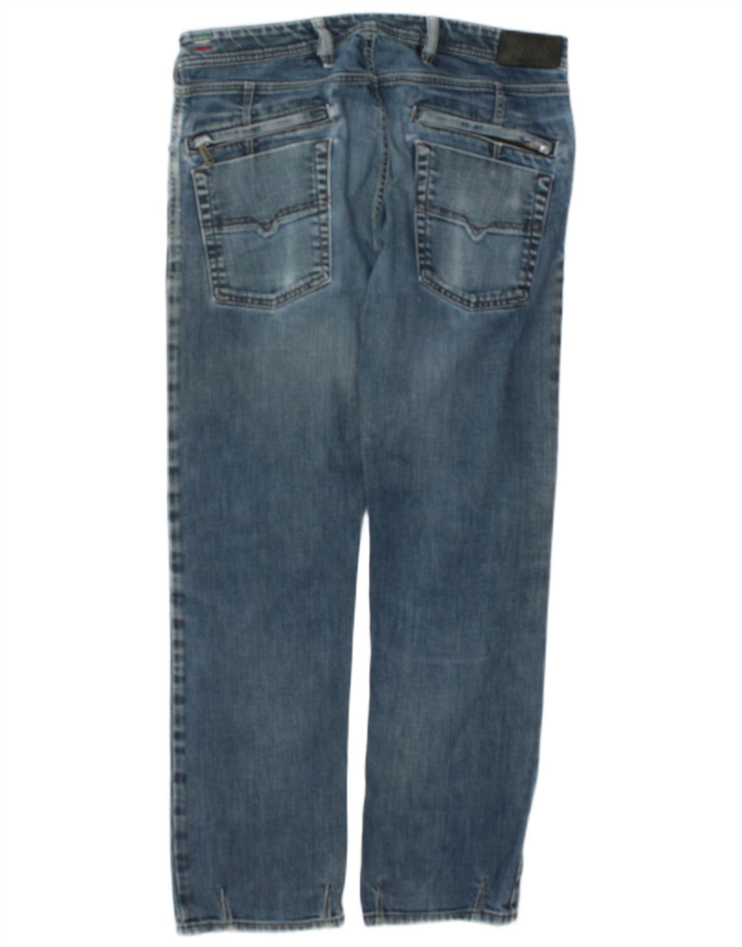 Jeans dritti da uomo Diesel W32 L30 cotone blu