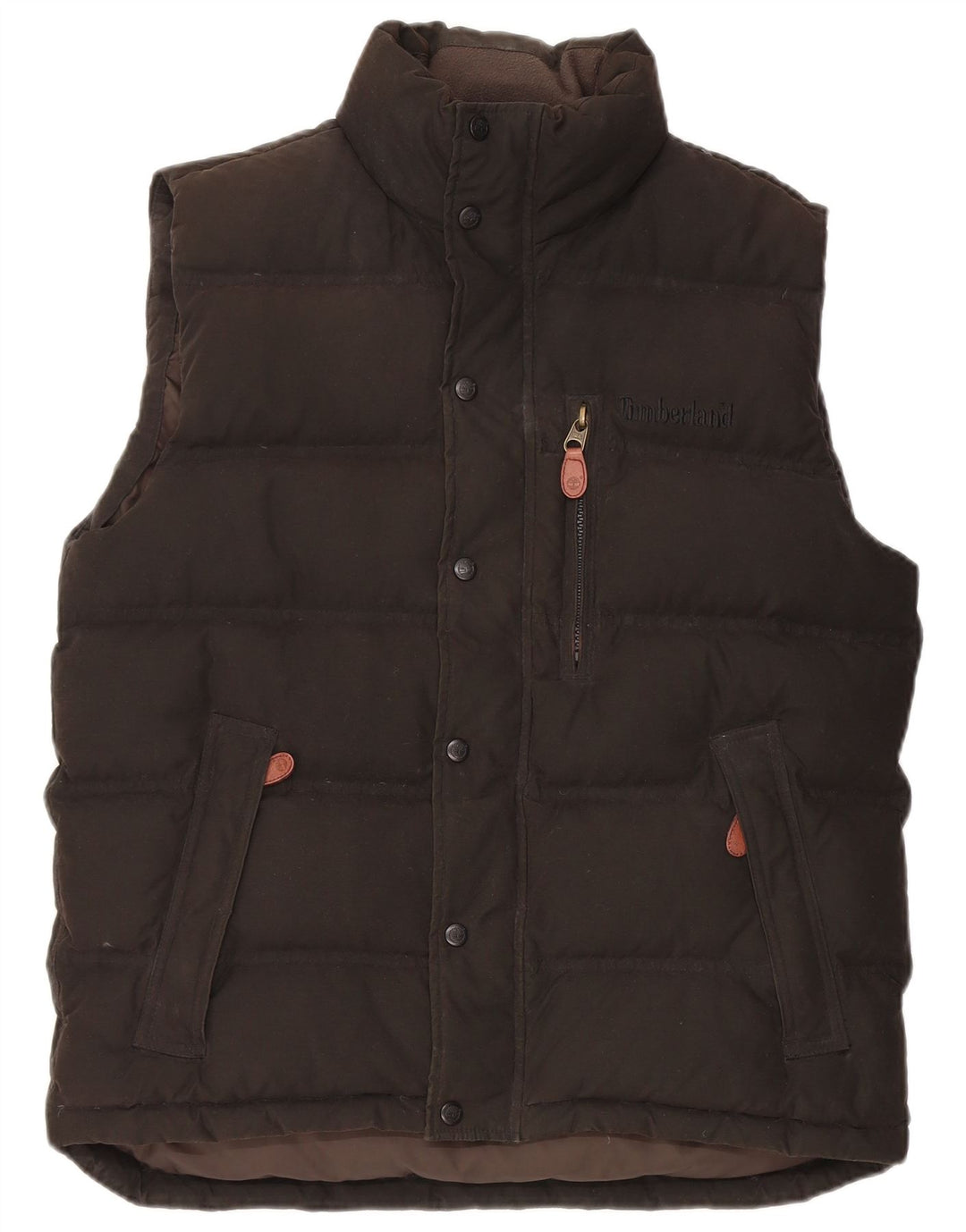 Gilet imbottito da uomo Timberland UK 36 piccolo cotone nero