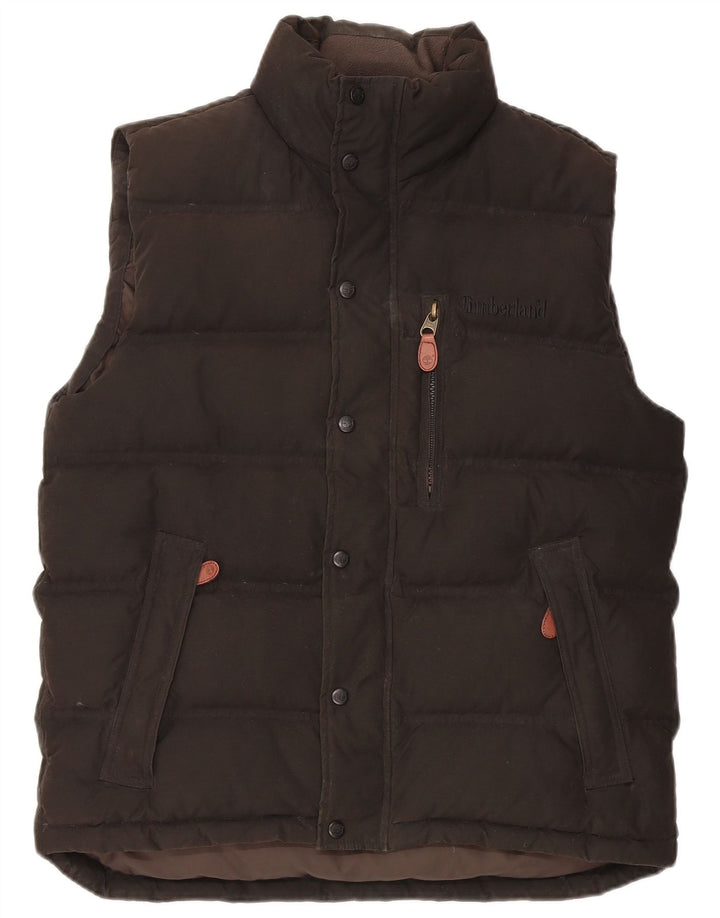 Gilet imbottito da uomo Timberland UK 36 piccolo cotone nero