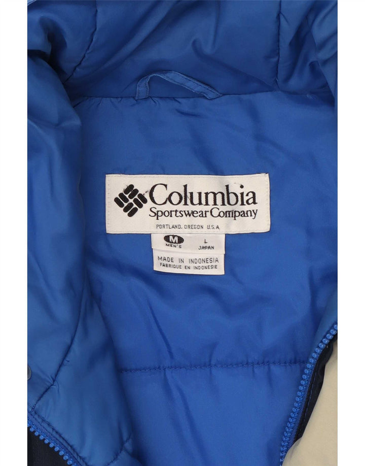 Giacca da sci con cappuccio da uomo Columbia UK 38 Colorblock blu medio
