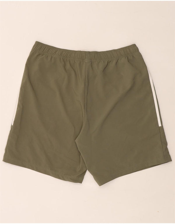Pantaloncini sportivi da uomo Adidas XL verde poliestere