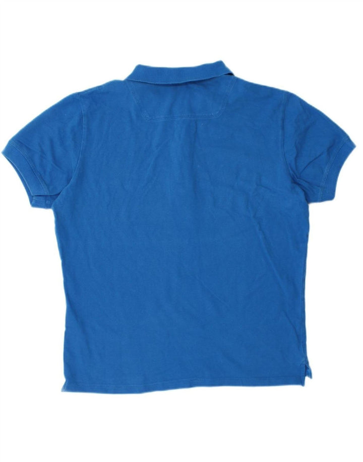 DIESEL Boys Polo Shirt 15-16 Years Large Blue Cotton