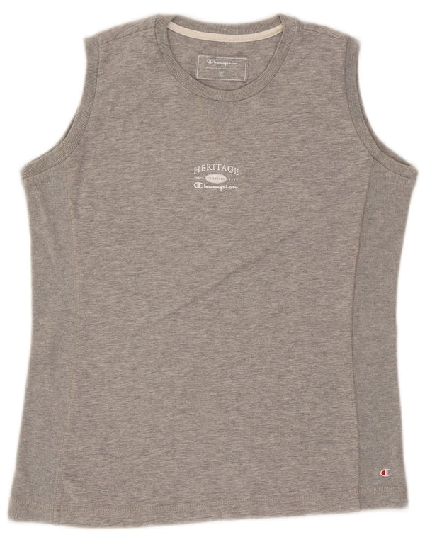 Canotta Heritage da donna Champion UK 18 XL Cotone grigio