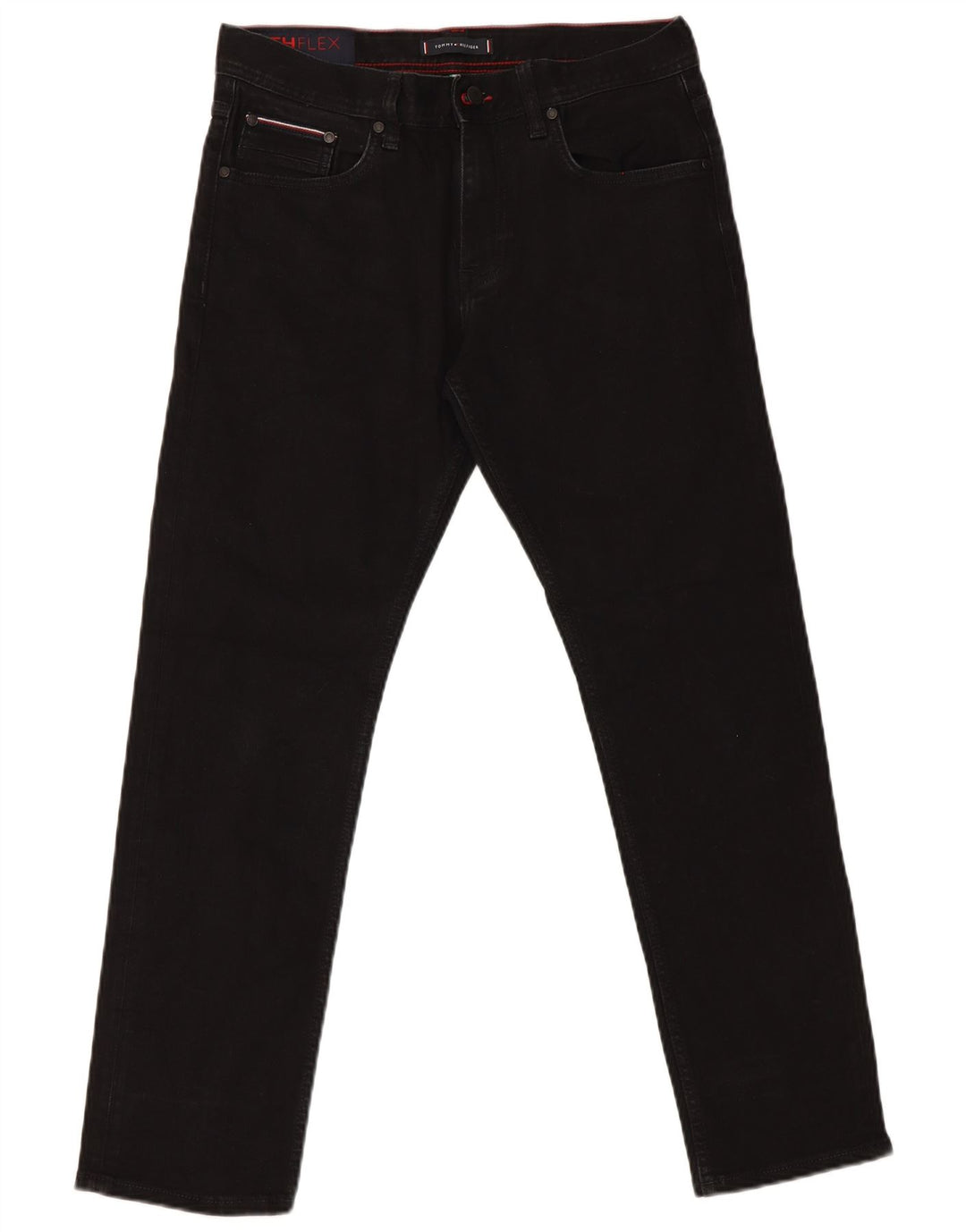 Tommy Hilfiger Uomo Bleecker Slim Jeans W32 L30 Cotone Nero