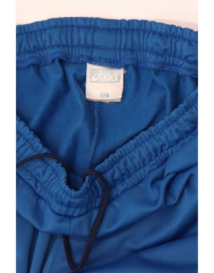 Pantaloni da tuta da uomo Asics grandi in poliestere blu