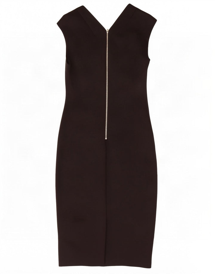 Abito aderente senza maniche da donna Ted Baker taglia 2 piccolo floreale nero