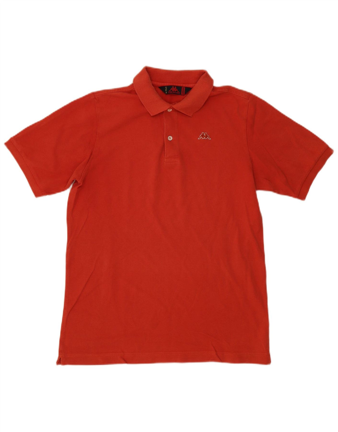 Polo Kappa Uomo Cotone Arancione Medio