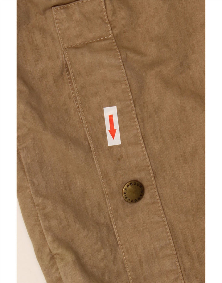 Giacca Parka con cappuccio da uomo Barbour UK 38 Cotone beige medio
