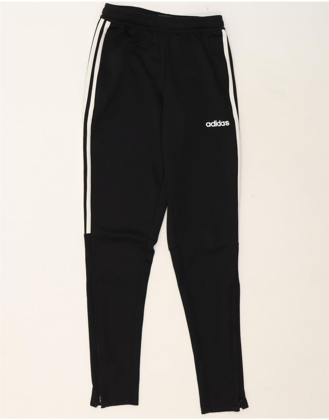 ADIDAS Womens Climalite Tracksuit Trousers UK 6 XS Black Polyester Vintage Adidas and Second-Hand Adidas from Messina Hembry 