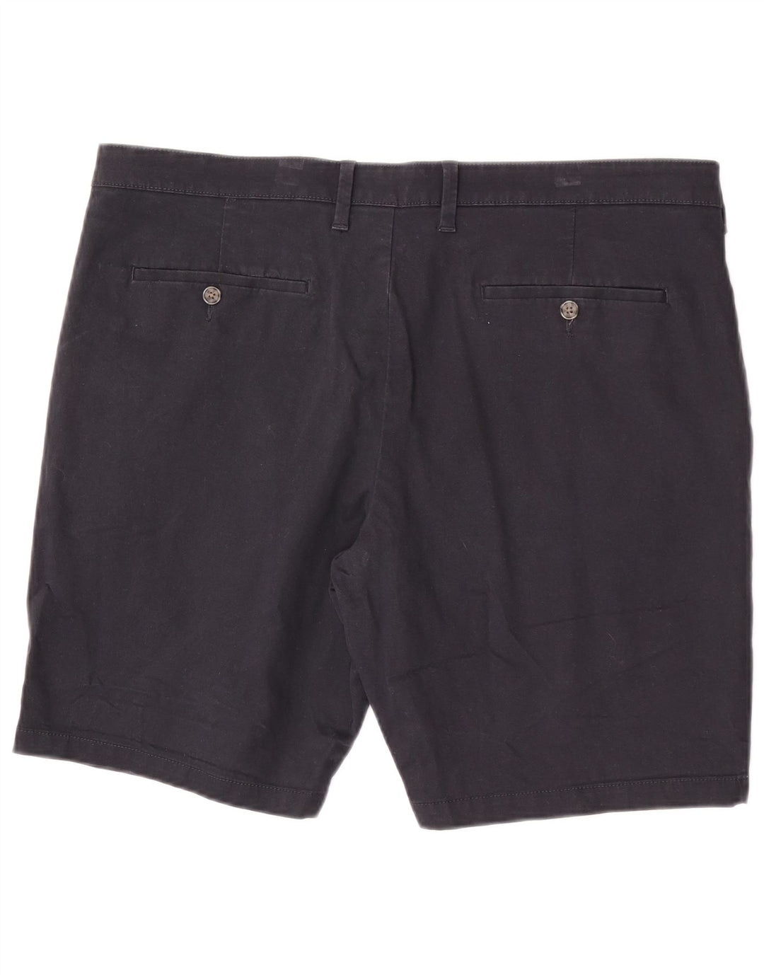 Pantaloncini chino da uomo Marks & Spencer W40 XL cotone blu navy