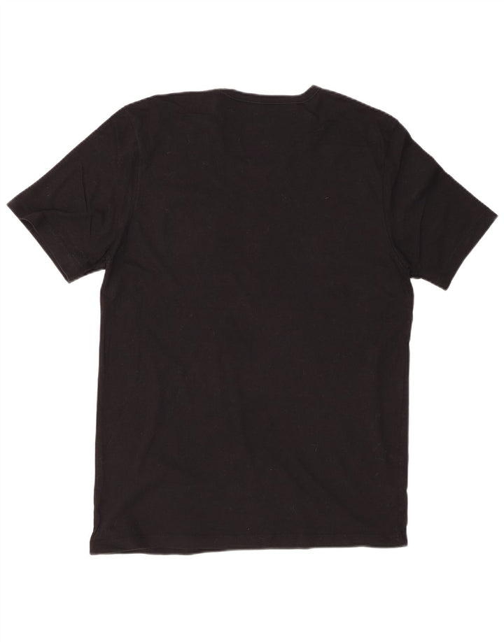 T-shirt da uomo HUGO BOSS grande in cotone nero
