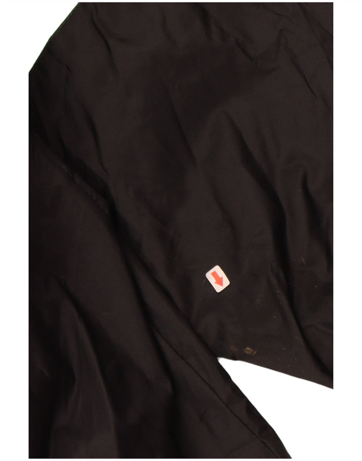 Giacca anorak da uomo con cappuccio K-WAY UK 40 Large nera in poliammide color block