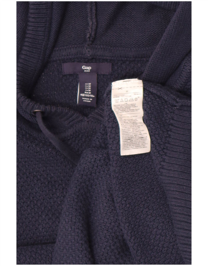 Maglione da uomo con cappuccio Gap in cotone medio blu navy