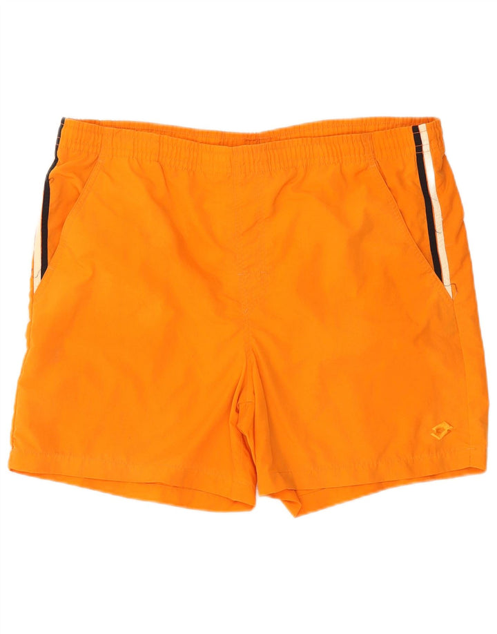 LOTTO Mens Sport Shorts Large Orange