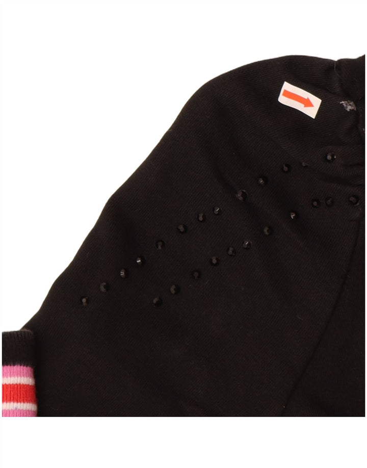 Giubbotto Top Tuta Bambina FILA 9-10 Anni Cotone Nero