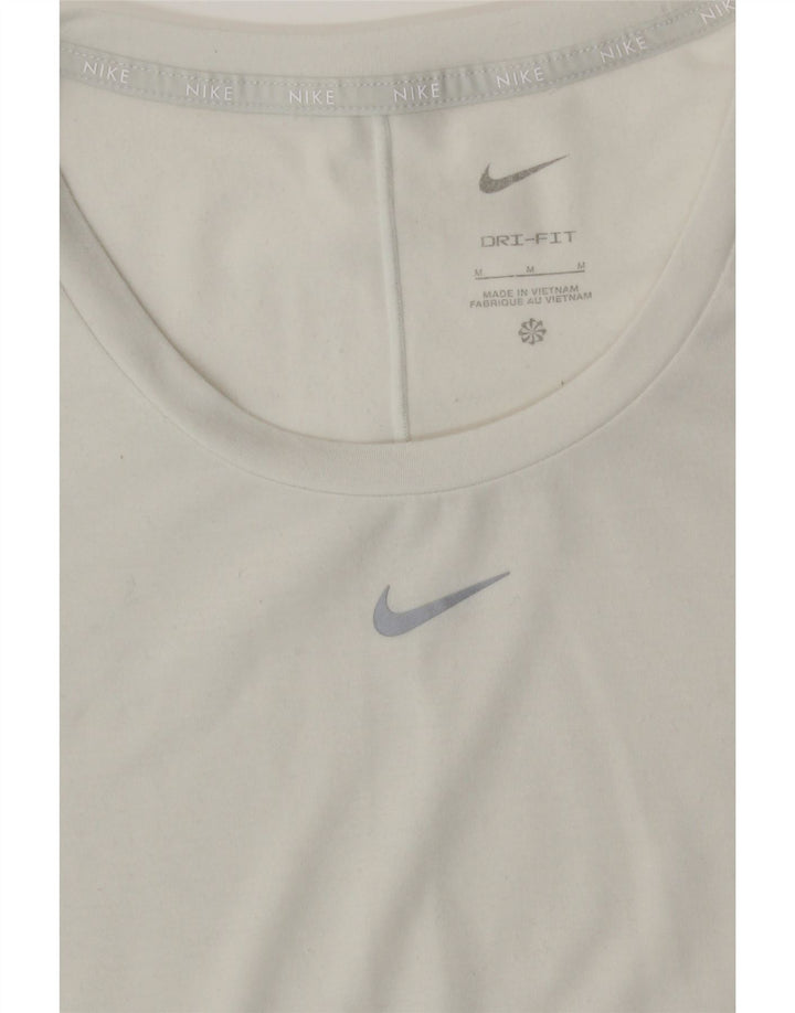 T-shirt da donna Nike Top UK 12 medio bianco