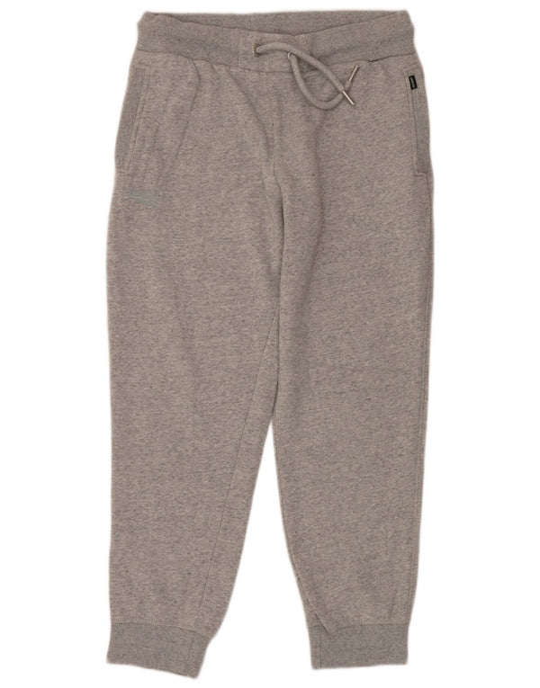 Pantaloni da tuta da uomo SUPERDRY Joggers XL Cotone chiazzato grigio