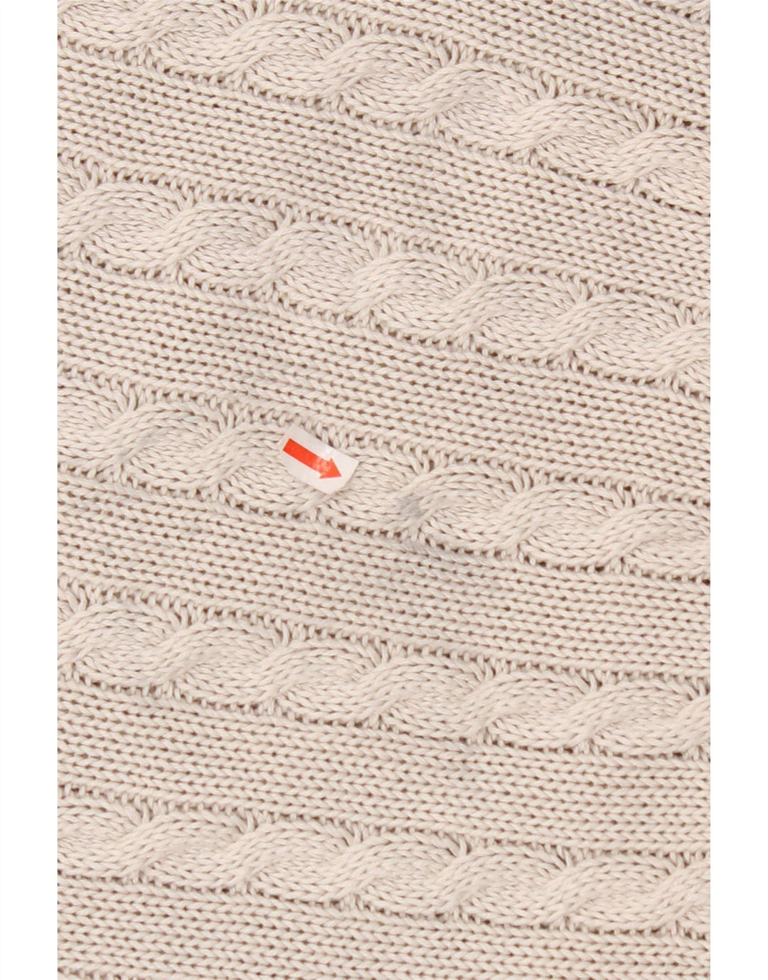 Maglione maglione girocollo da donna VINTAGE UK 14 Cotone Fair Isle grigio medio