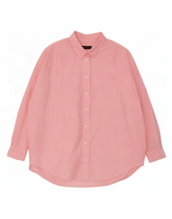 Camicia a maniche 3/4 da donna French Connection UK 10 piccolo gessato rosa