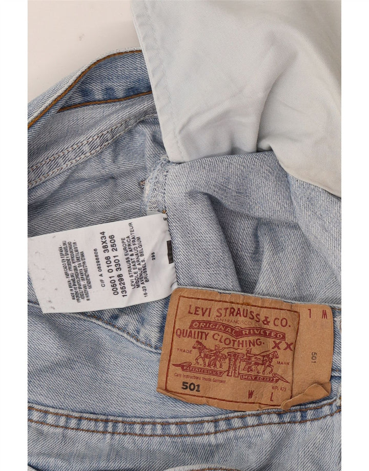 Jeans dritti da uomo Levi's 501 W38 L34 cotone blu