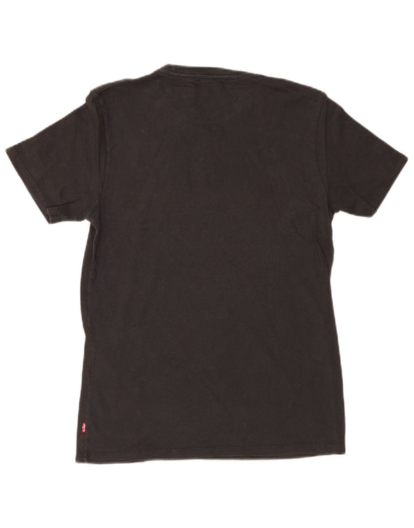 T-shirt grafica da uomo Levi's Top piccola in cotone nero