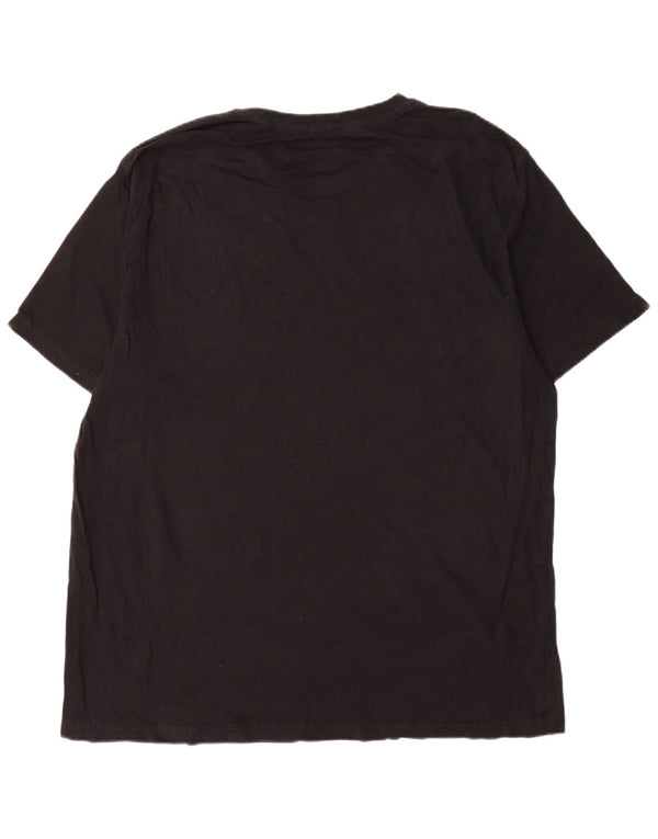 Hurley Mens Graphic T-Shirt Top XL Black Cotton