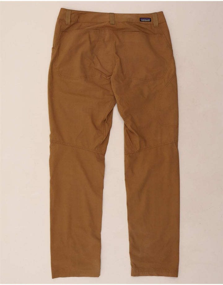 PATAGONIA Pantaloni casual dritti da uomo W34 L33 Cotone beige