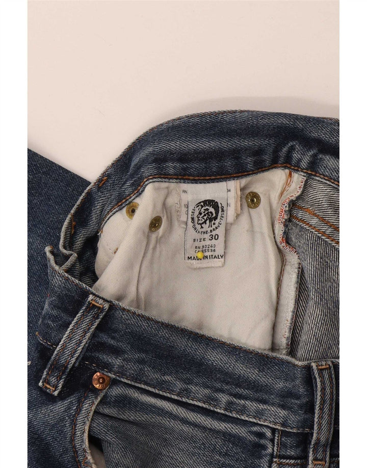 Jeans dritti da uomo Diesel W30 L29 cotone blu