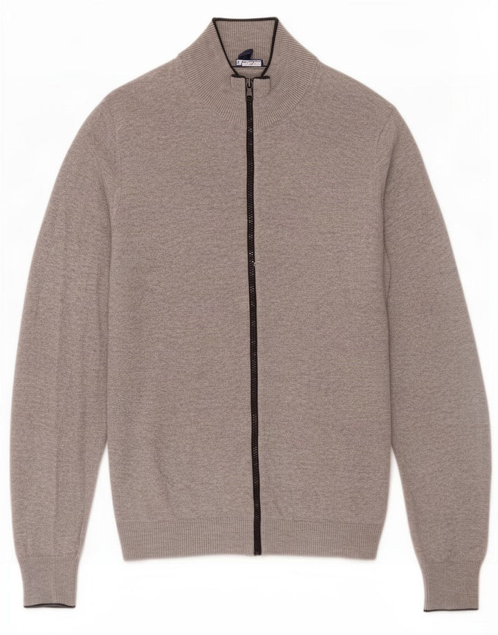 Maglione cardigan da uomo Gap in cotone grigio medio