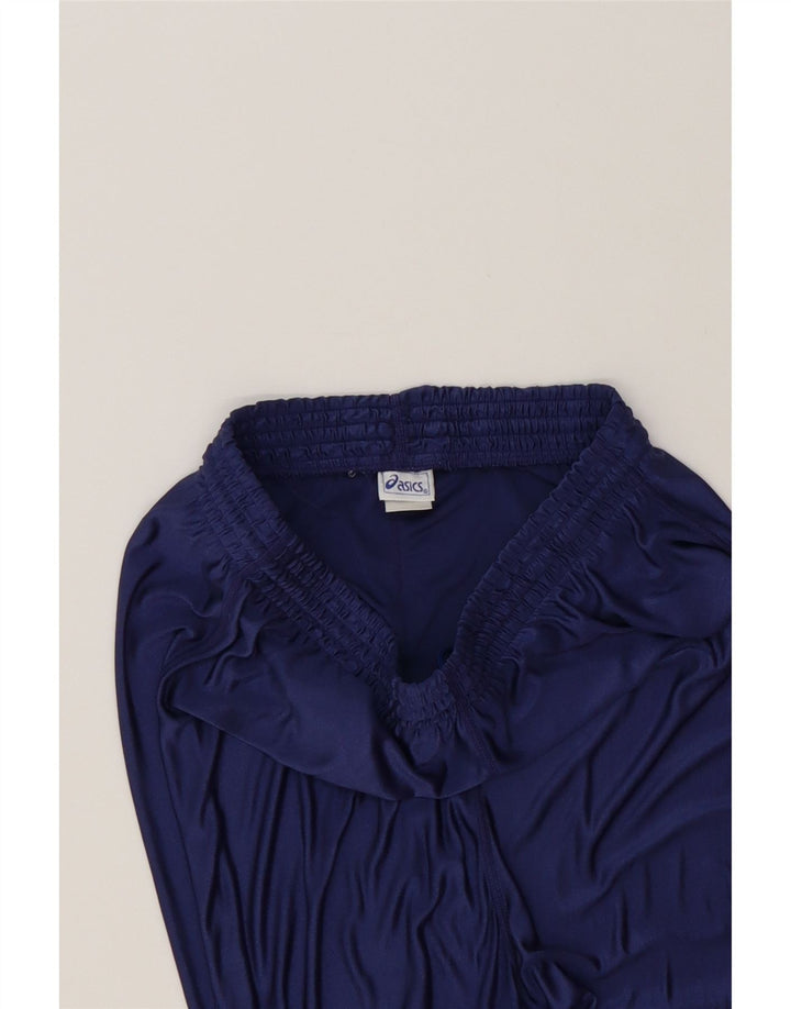 ASICS Womens Leggings UK 18 XL Navy Blue Polyamide Vintage Asics and Second-Hand Asics from Messina Hembry 
