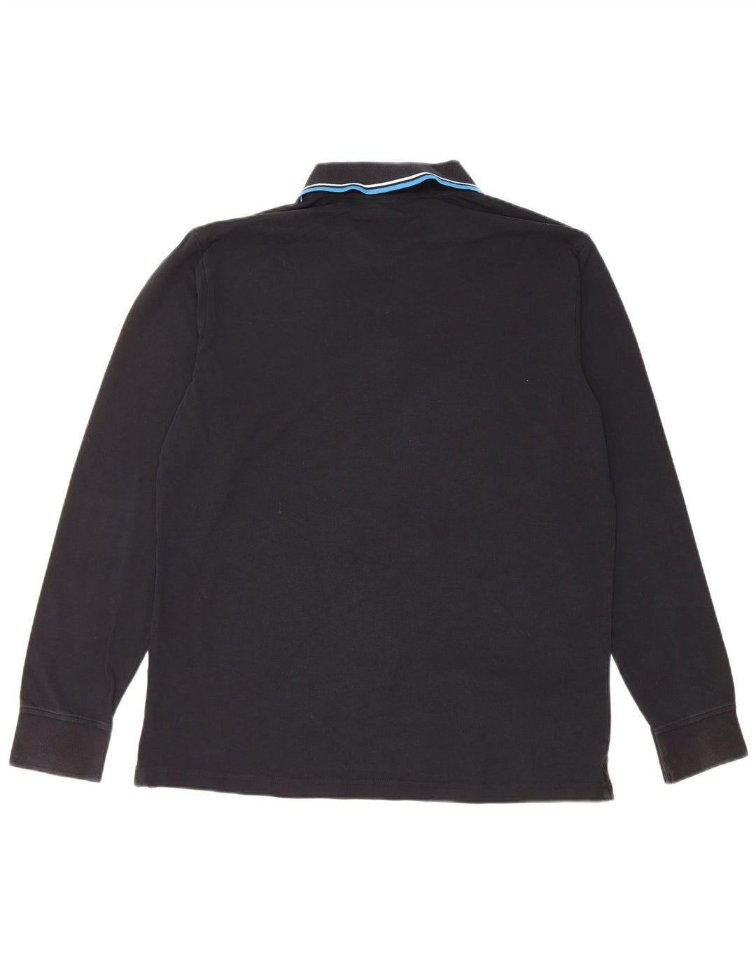 Polo Diadora a maniche lunghe da uomo 2XL Nera