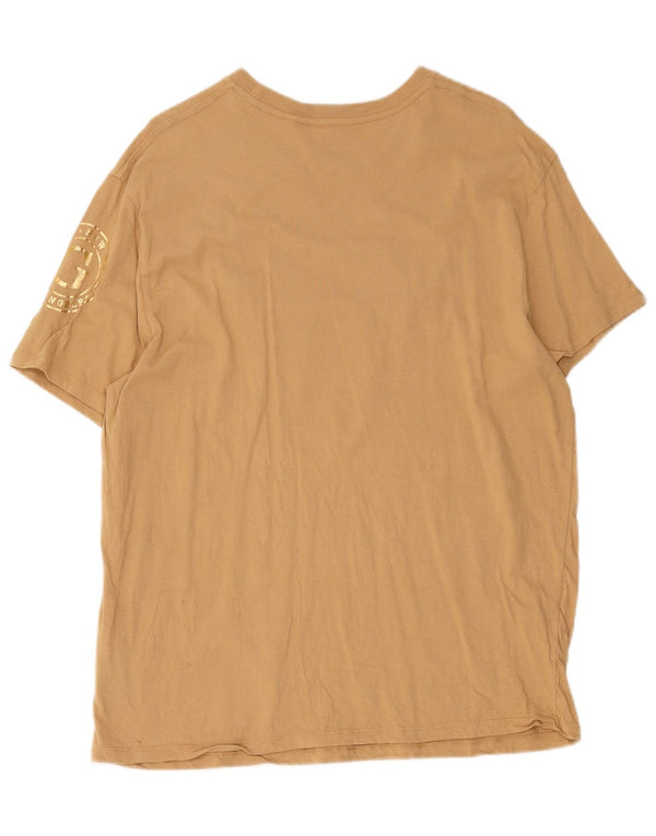 Guess T-shirt grafica da donna Top UK 18 XL Cotone beige