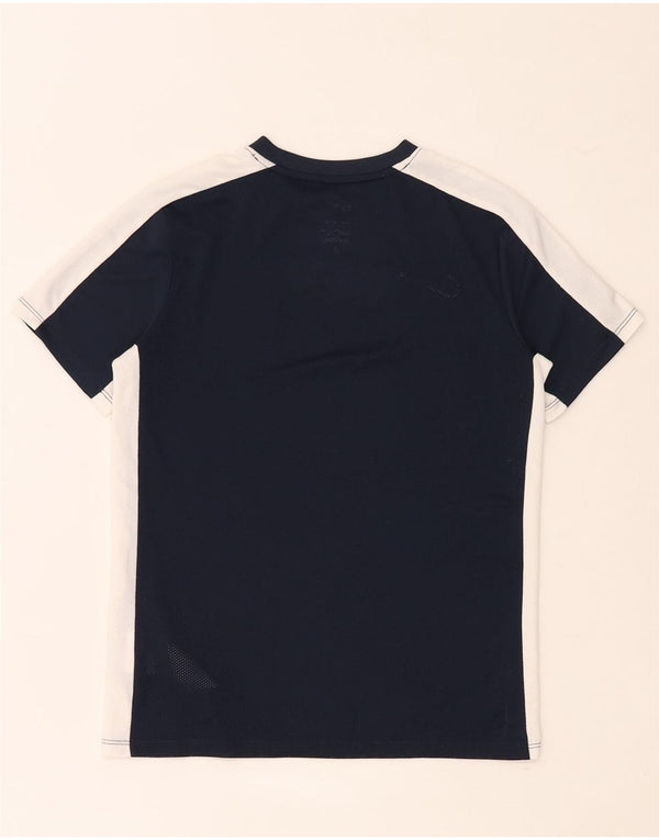 T-shirt da ragazzo Nike Dri Fit Top 12-13 anni Large Blu Navy Colourblock