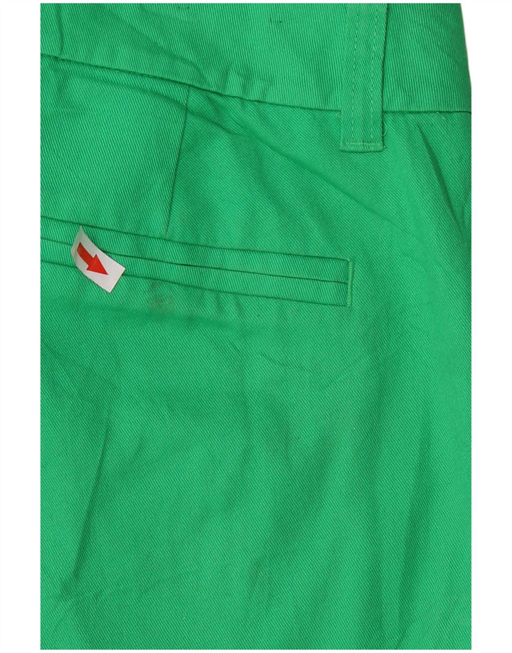 Pantaloncini chino da donna J. CREW US 6 medi W32 cotone verde