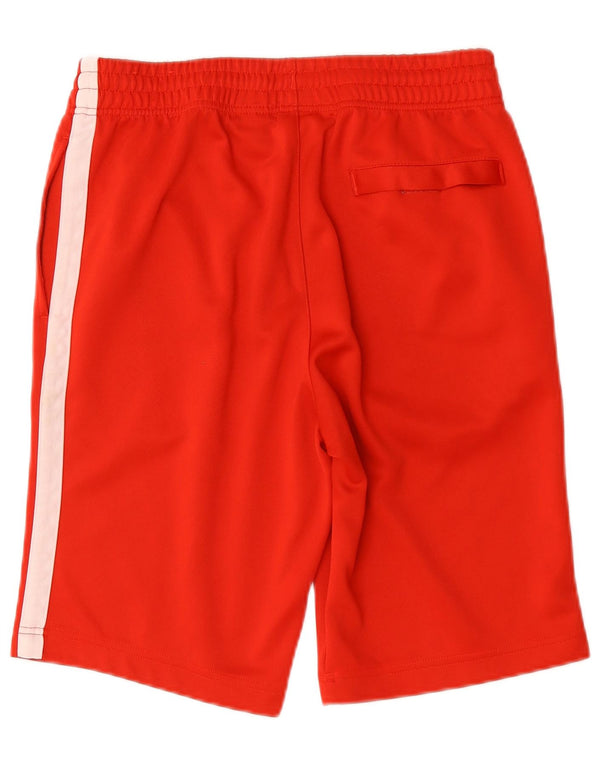 Pantaloncini sportivi Nike da uomo in poliestere color block rosso medio