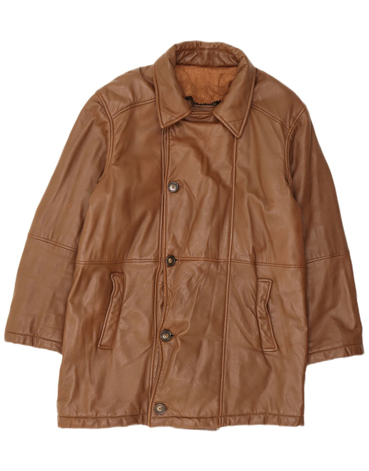 Giacca in pelle da uomo Belfe & Belfe IT 52 XL Marrone