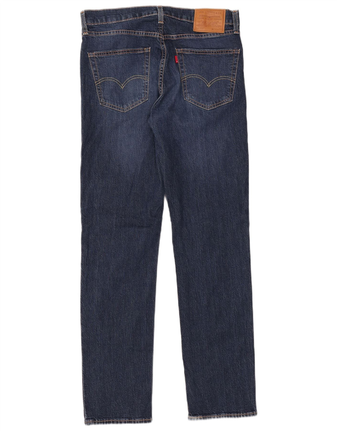 Levi's Uomo 511 Slim Jeans W32 L32 Cotone Blu