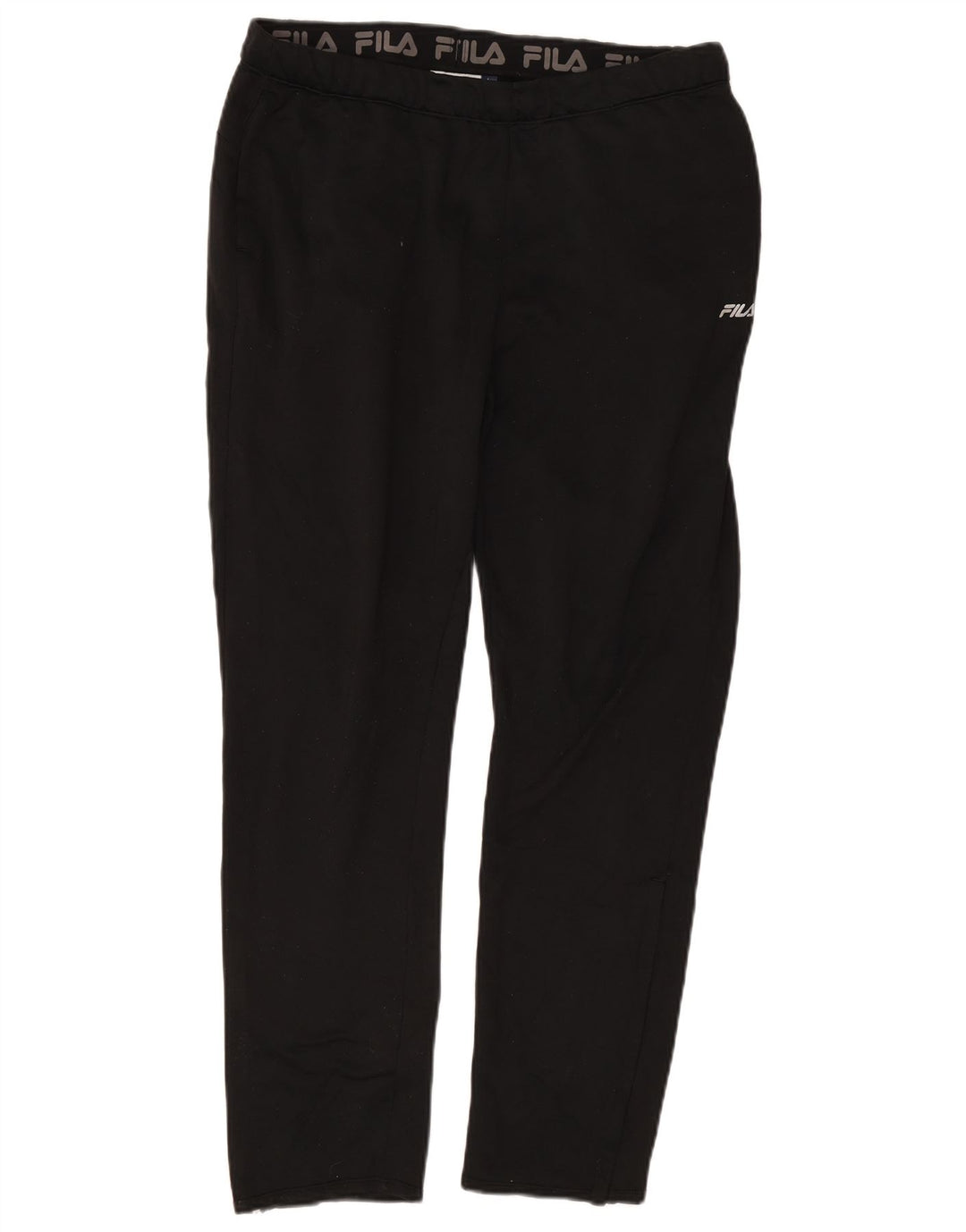 Pantaloni da tuta da uomo Fila Large neri in poliestere