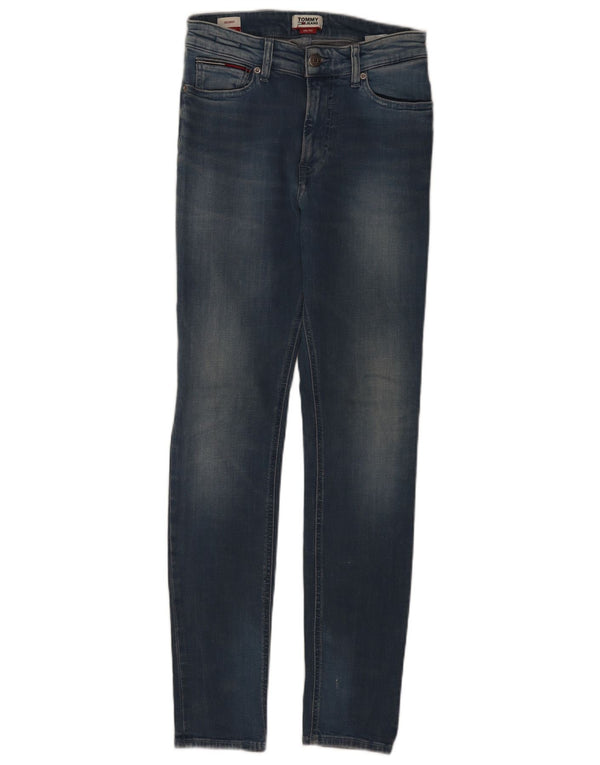 Tommy Hilfiger Womens Simon Skinny Jeans W28 L32 Blue Cotton