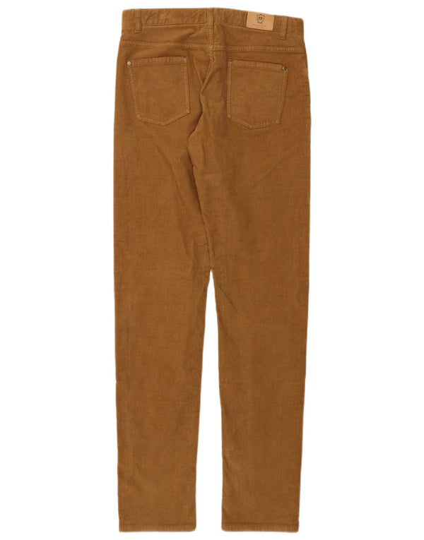 MASSIMO DUTTI Pantaloni slim in velluto a coste da ragazzo 13-14 anni W28 L32 Cotone marrone