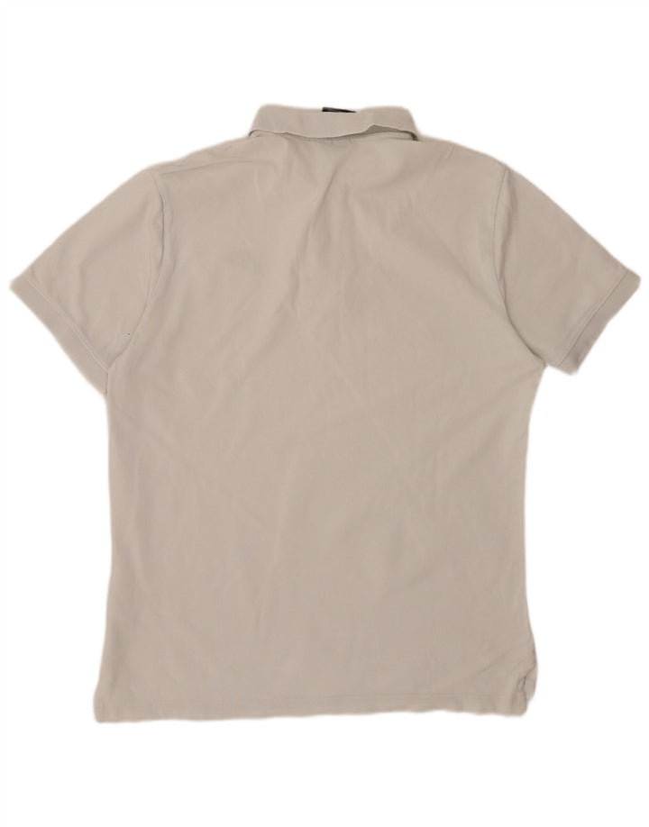 Polo NIKE da uomo in cotone bianco medio