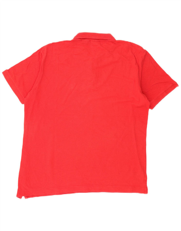 Polo da uomo Fila XL in cotone rosso