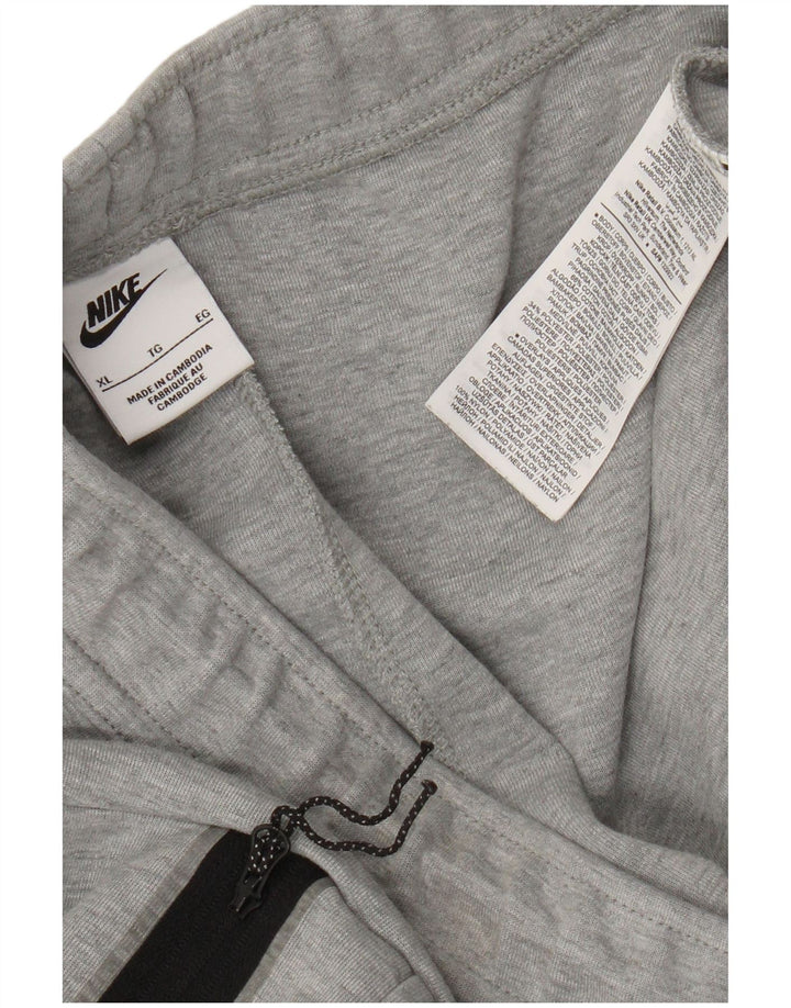 Pantaloni da tuta da uomo Nike Joggers XL in cotone color block grigio