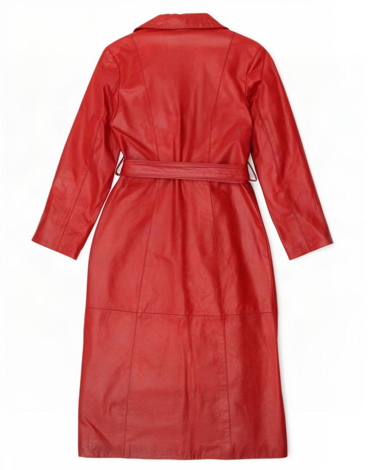 Cappotto in Pelle Donna Davin IT 44 Rosso Medio