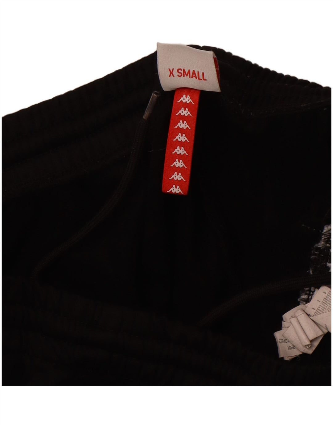 KAPPA Mens Graphic Tracksuit Trousers XS Black Colourblock Polyester