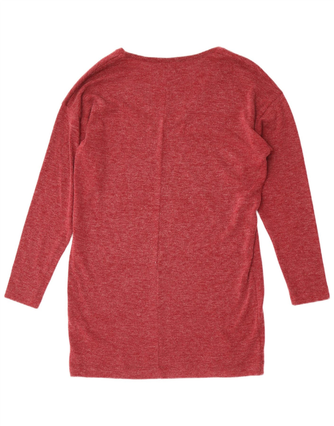 Top Zara da donna a maniche lunghe UK 14 Poliestere screziato marrone medio